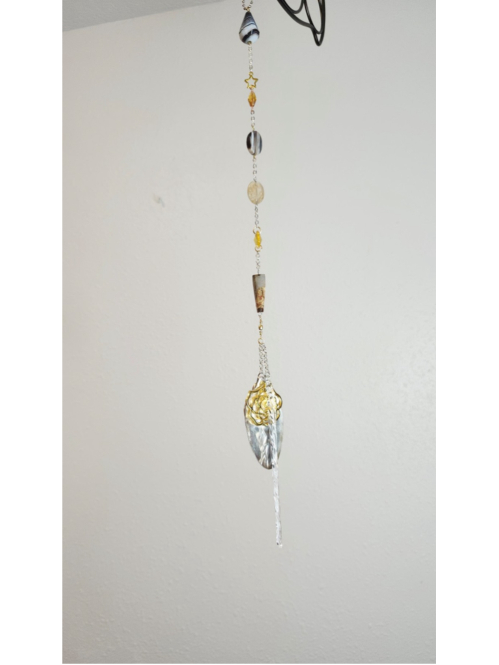 Wind chime Handmade home outdoor decor single strand